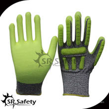 SRSAFETY Guantes de impacto resistentes al corte / Guantes resistentes al corte TPR / Guantes resistentes al impacto TPR